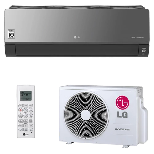 LG AC09BK ART COOL Mirror oldalfali split klíma 2,5 kW, beépített Wi-Fi