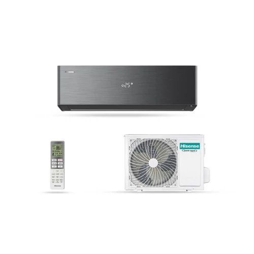 Hisense Energy Pro X QH25XV3B oldalfali split klíma 2,6 kW (Fekete) – Kazincklíma Kazincbarcika klíma szerelés