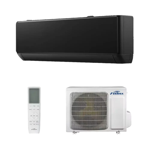 Fisher Black FSAIF-BL-121FE3/FSOAIF-BL-121FE3 oldalfali split klíma 3,51 kW – Kazincklíma Kazincbarcika klíma szerelés