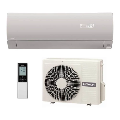 Hitachi Premium RAK-35PSES/RAC-35WSE oldalfali split klíma 3,5 kW  (Ezüst) – Kazincklíma Kazincbarcika klíma szerelés