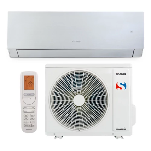 Sinclair Marvin SIH-09BIMS/SOH-09BIM oldalfali split klíma 2,7 kW (ezüst) – Kazincklíma Kazincbarcika klíma szerelés
