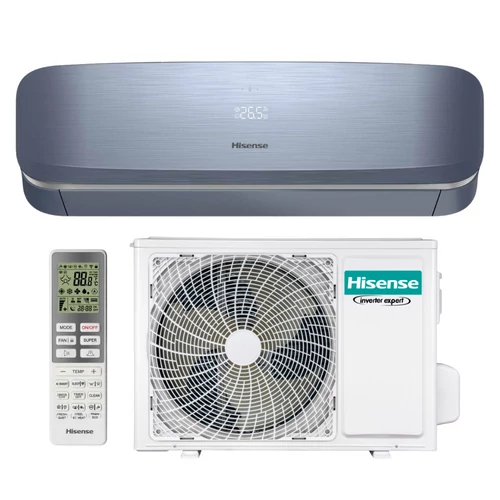 Hisense Fresh Air QJ35XJ3B oldalfali split klíma 3,5 kW (kék)