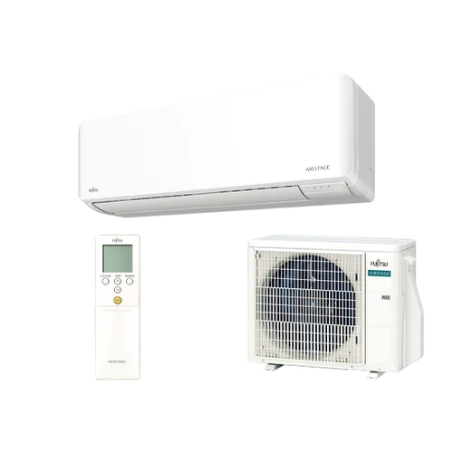 Fujitsu AIRSTAGE ASEH09KMCG/AOEH09KMCG oldalfali split klíma 2,5 kW – Kazincklíma Kazincbarcika klíma szerelés